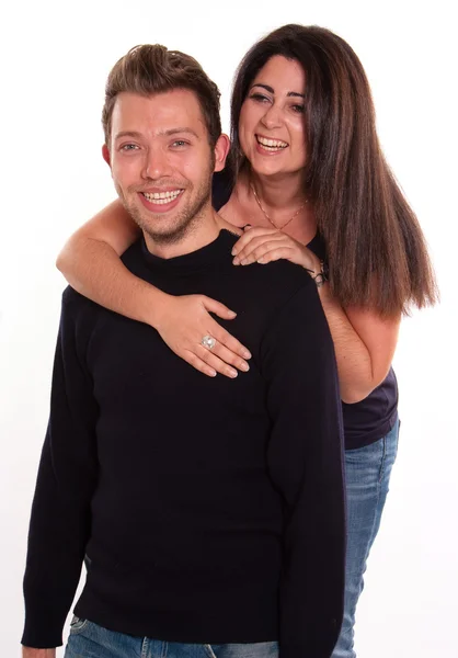 Young fun couple — Stock Photo, Image