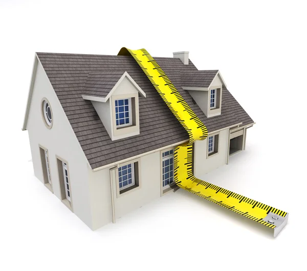 House measuring — Stock Photo, Image