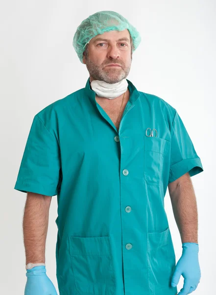 Surgeon in operating clothes — Stock Photo, Image