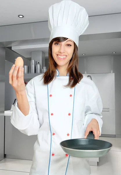 Come cucinare un uovo — Foto Stock