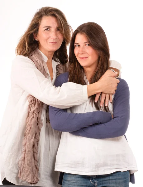 Mom and teenage daughter — Stock Photo, Image