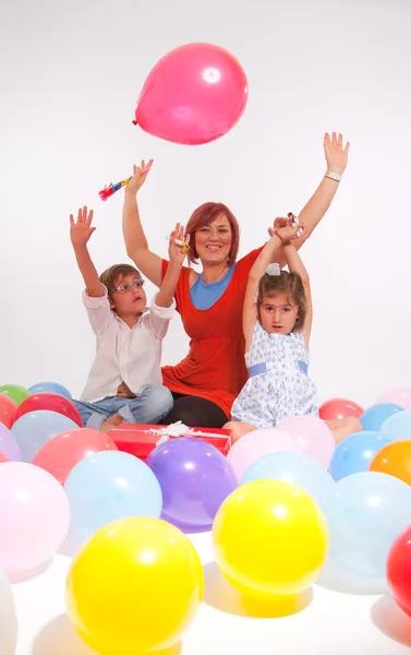 Gran fiesta en globo — Foto de Stock