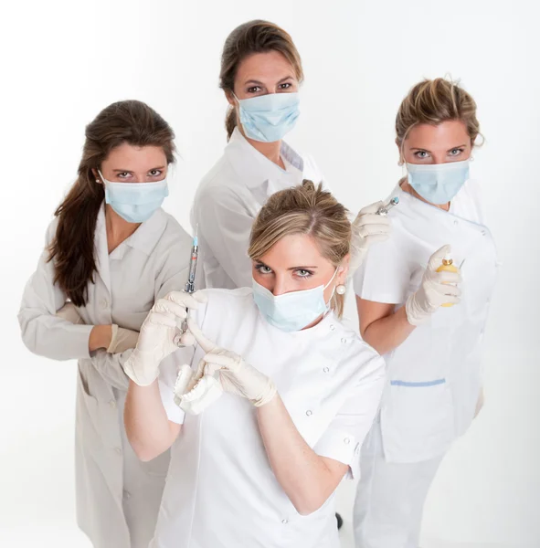 Equipe de dentistas — Fotografia de Stock
