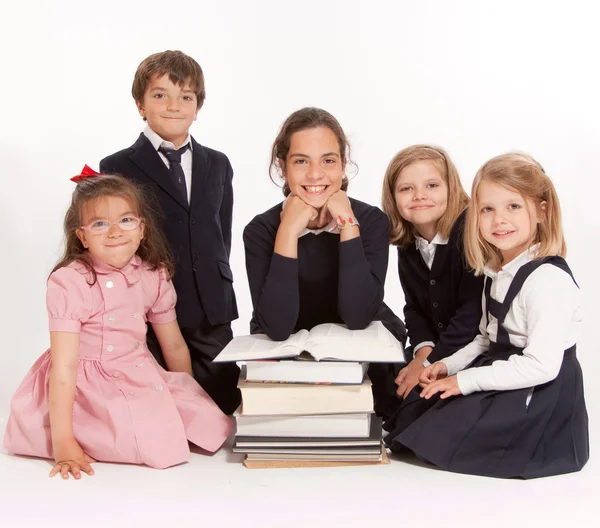 Niños de escuela feliz — Foto de Stock