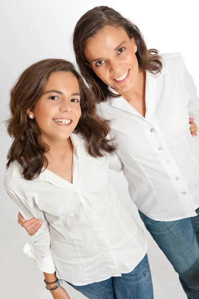 Mom and daughter portrait — Stock Photo, Image