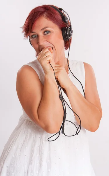 Music fan — Stock Photo, Image