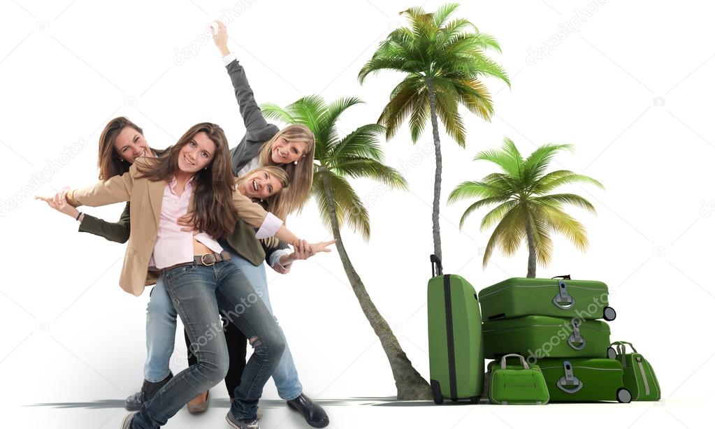 Girls on a vacation