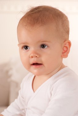 Güzel bebek portresi.