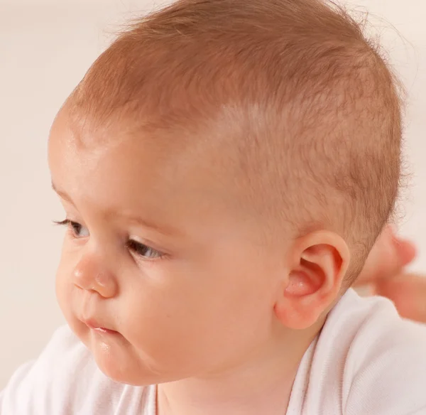 Bebê close-up tiro — Fotografia de Stock