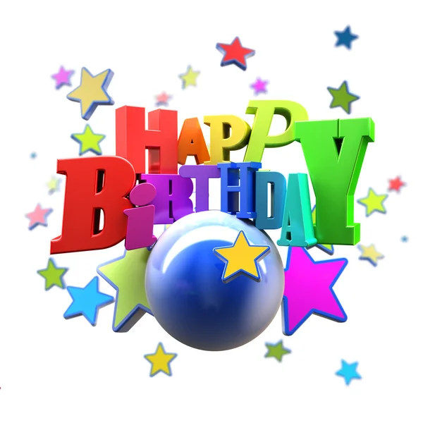 Happy Birthday fun — Stock Photo, Image