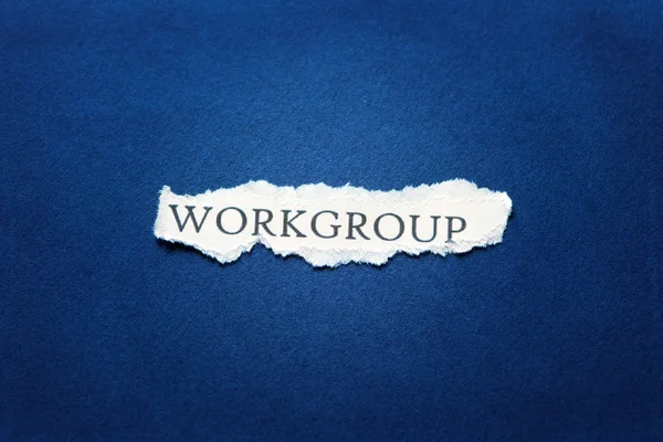 Workgroup paper — Stock Photo, Image