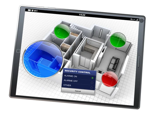 Ev otomasyon uygulaması — Stok fotoğraf