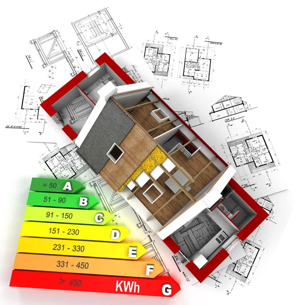 Energy efficient construction — Stock Photo, Image