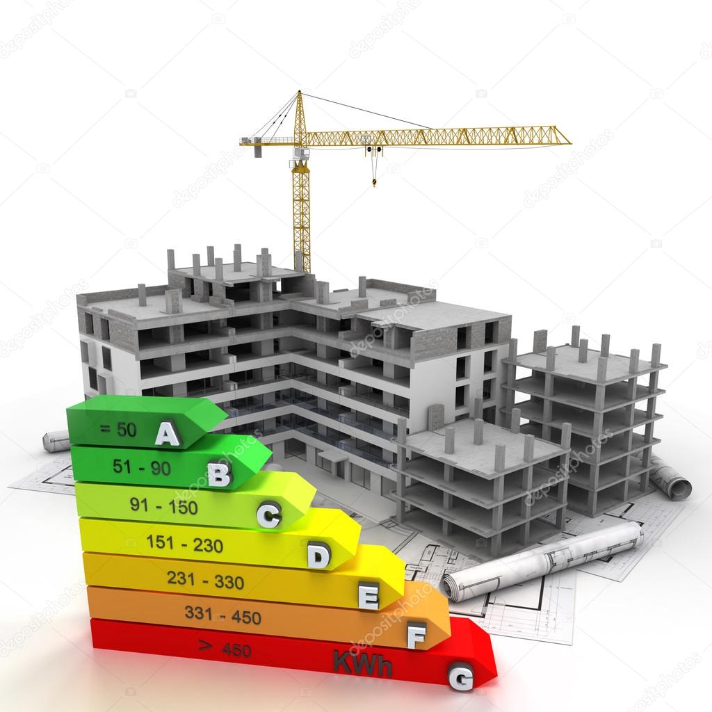 Energy efficient rated construction site