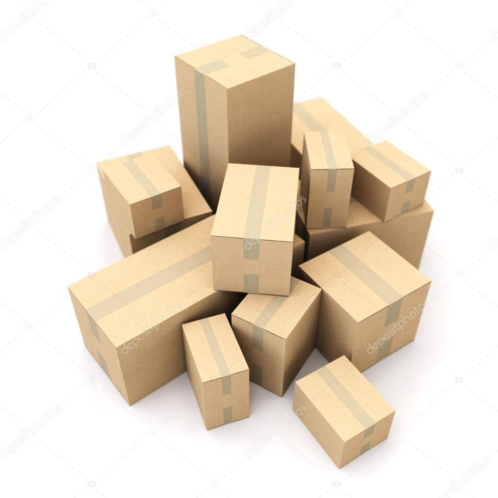 Pile of boxes