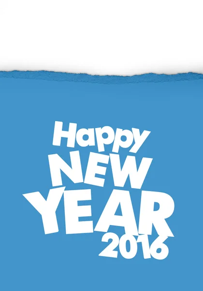 Ευτυχισμένο το νέο έτος 2016 μπλε — Φωτογραφία Αρχείου