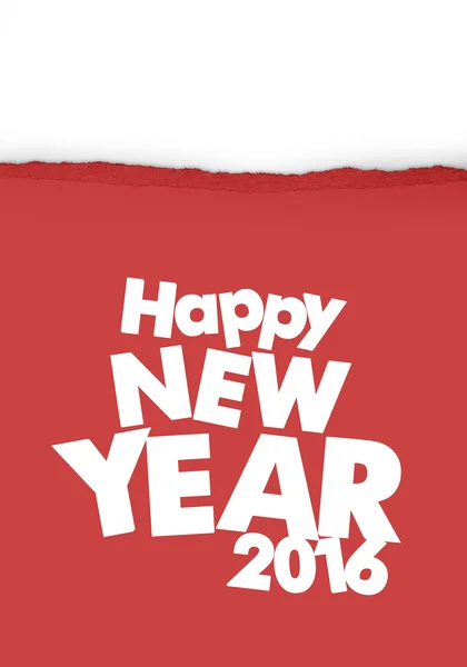 Happy New Year 2016 red — Stock Photo, Image