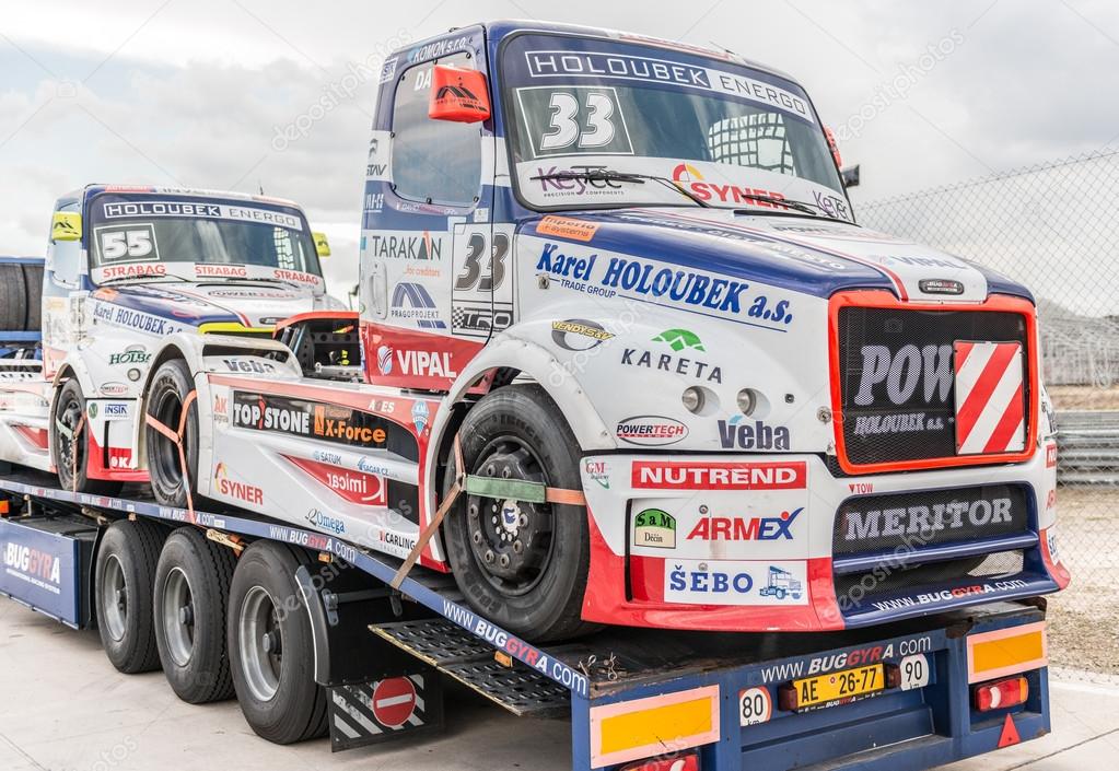 European Truck Racing Championship Stock Editorial Photo © franckito