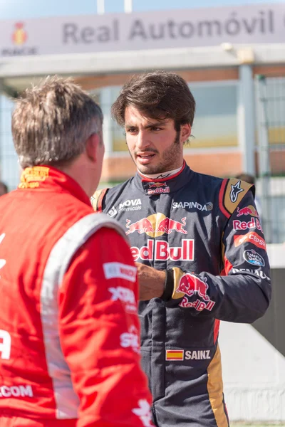 2015 Fia Europese Truck Racing Championship. Carlos Sainz en een — Stockfoto