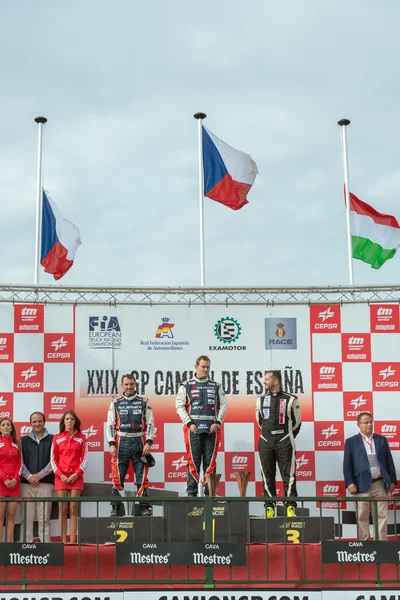 Чемпионат Европы по гонкам на грузовиках 2015 — стоковое фото