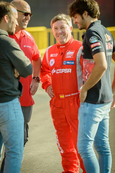 Carlos Sainz en Antonio Albacete. — Stockfoto