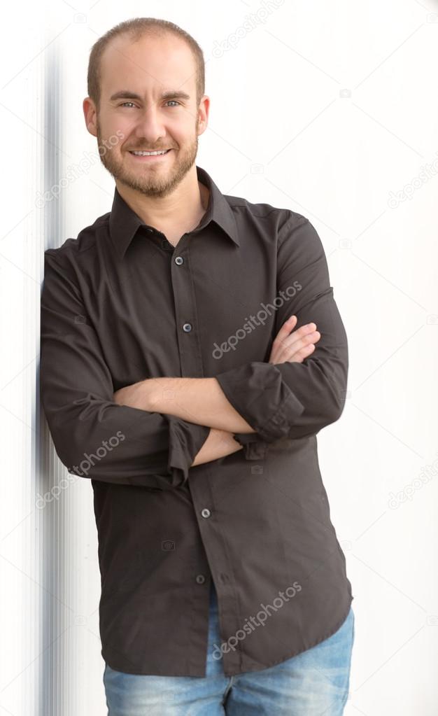 Smiling man portrait