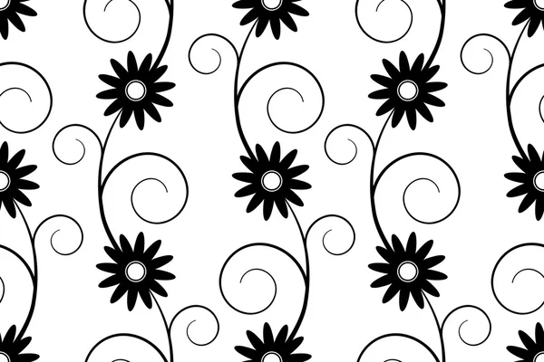 Seamless floral pattern — Stock Vector