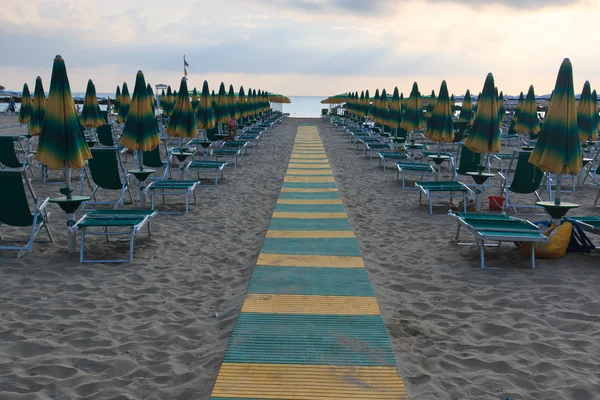 Strand von San Benedetto del Tronto — Stockfoto