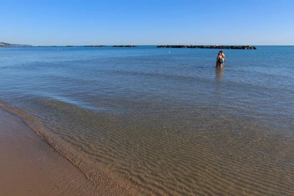 Strand von San Benedetto del Tronto — Stockfoto