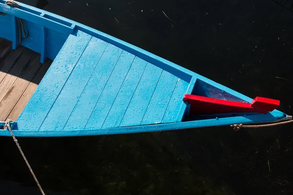 Blue boat — Stock Photo, Image