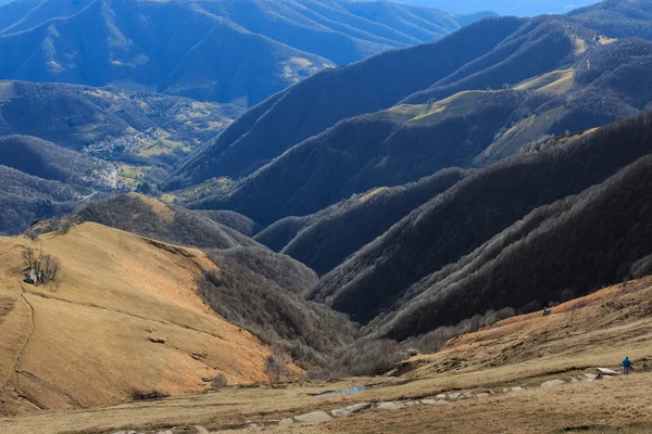 Θέα από το monte generoso Εικόνα Αρχείου