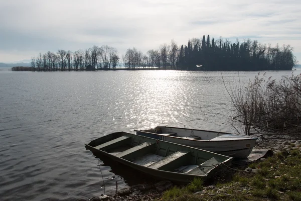 호수 Pusiano — 스톡 사진