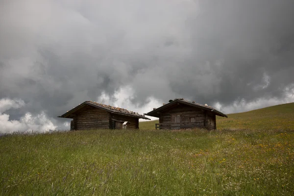 Chalets en Seiser Alm —  Fotos de Stock