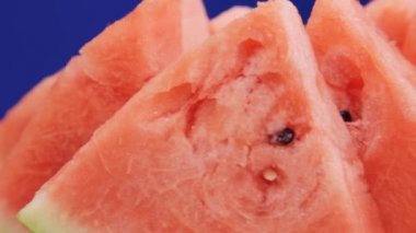 İplik karpuz dilimleri yakın çekim