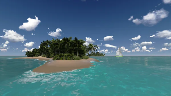 Tropische Insel — Stockfoto