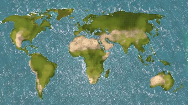 World map 3d. — Stock Photo, Image