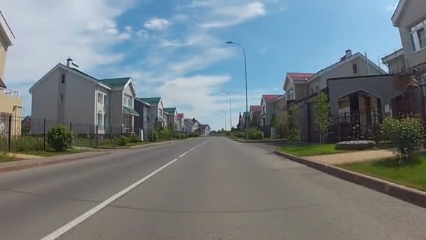 Forest Town in the suburbs of city Kemerovo. — Stock Video