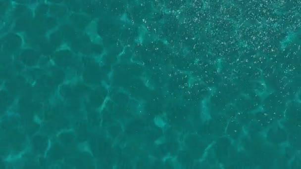 Abstract turquoise water zee — Stockvideo