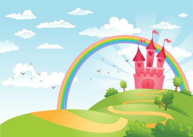 Fairy Tale castle. vector