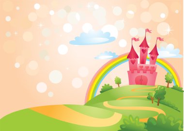 Fairy Tale castle. vector
