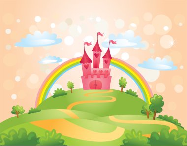 Fairy Tale castle. vector
