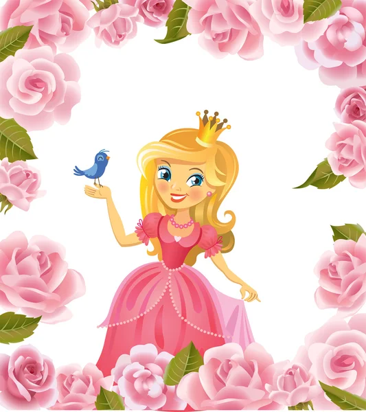 Illustration of beautiful princess Stock Vector