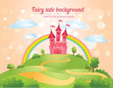 Fairy Tale castle. vector