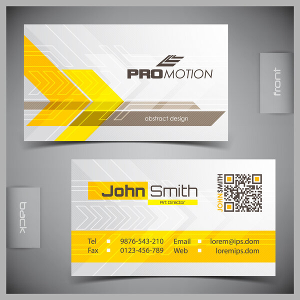 Набор визитных карточек
