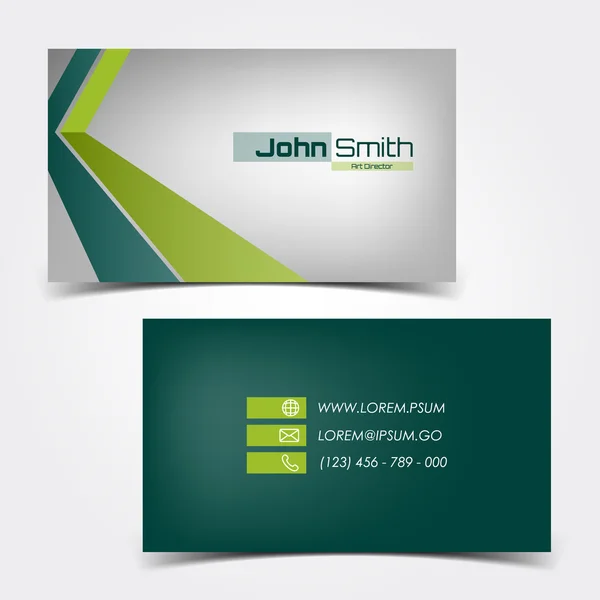 Set of creative business cards Stock Vector