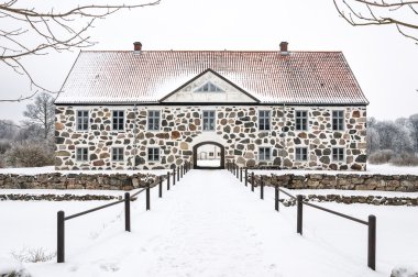 Kışın Hovdala Kalesi