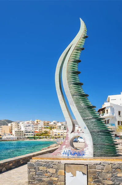 Agios Nikolaos monument — Stockfoto