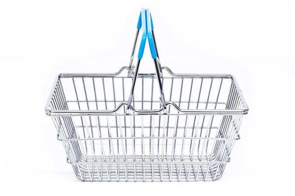 Isolated Empty Shopping Basket — Stock Photo, Image