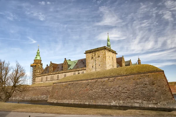 A belső árok Kronborg castle — Stock Fotó