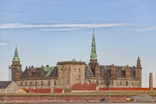 Кронборгский замок в Хельсингоре — стоковое фото